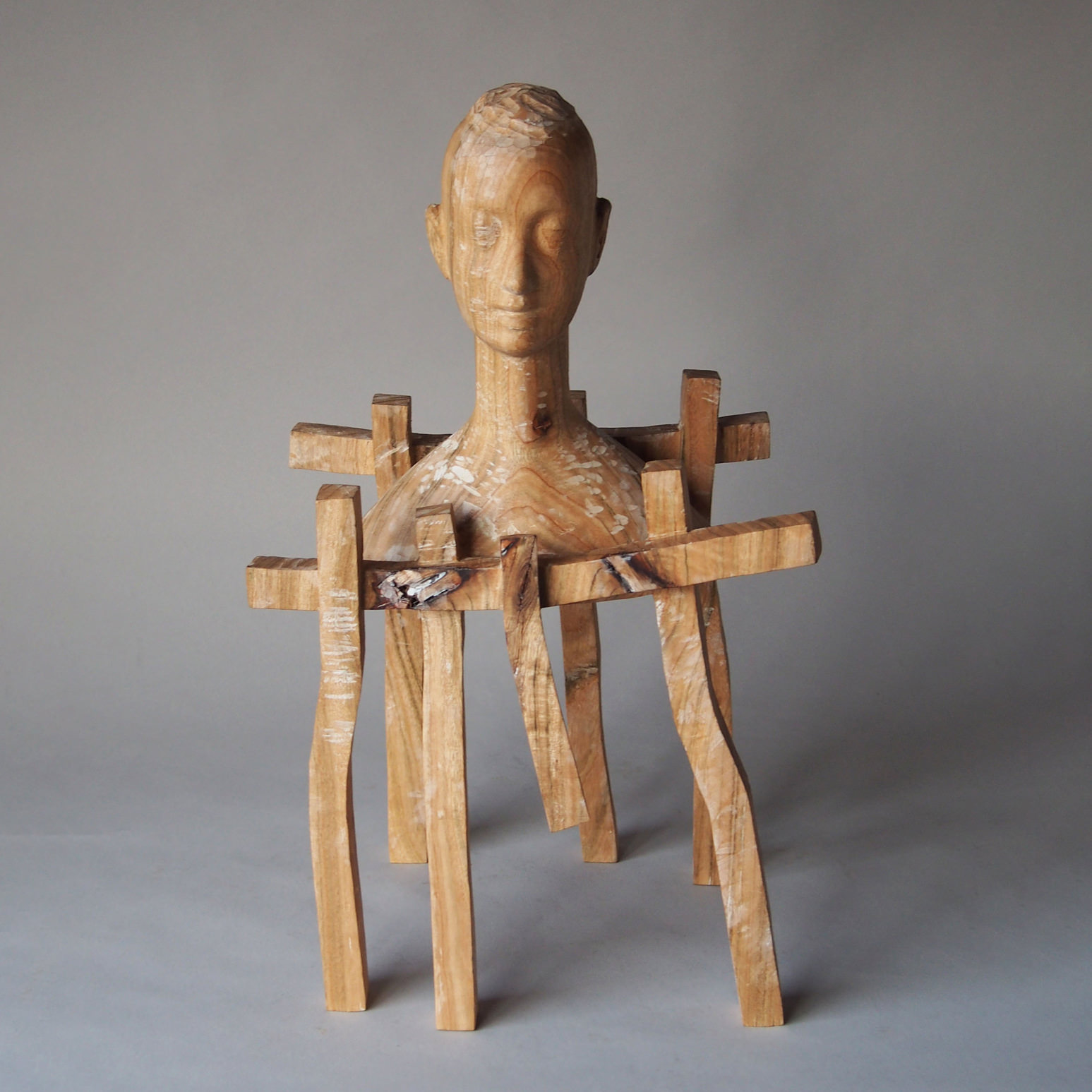 柵を越える練習